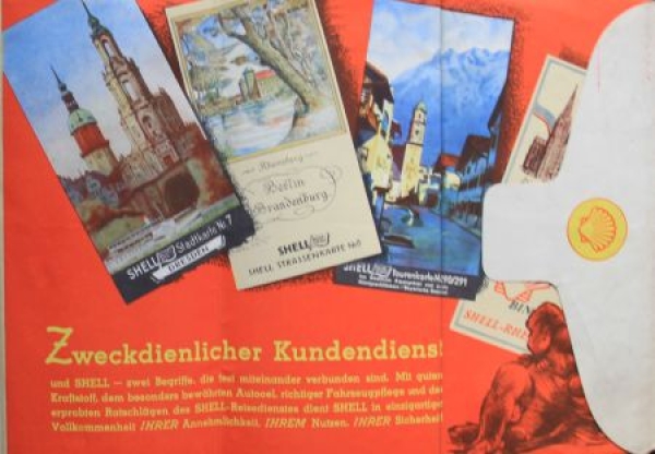 Shell Reisedienst Roadmap 1939 Germany (8677)